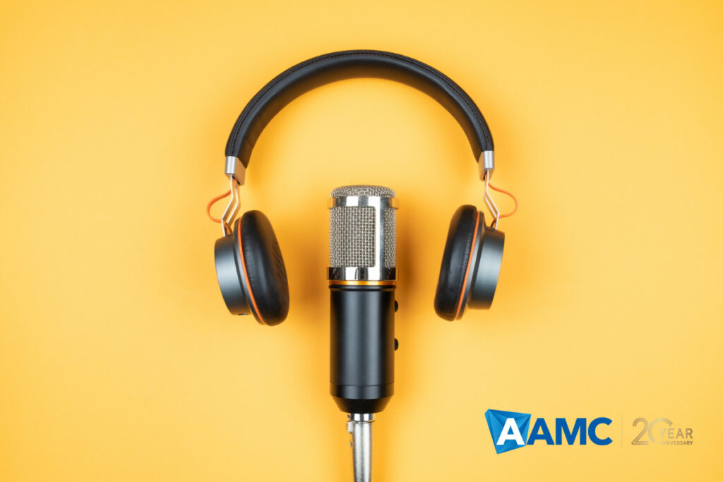 headset and microphone for podcast